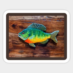 Bluegill decoy Sticker